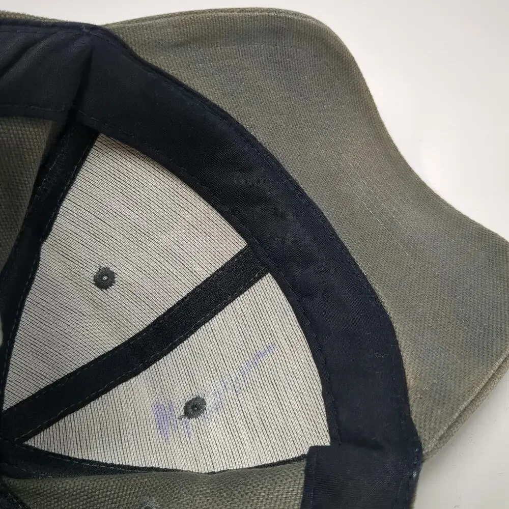 T-D-Pierso Germany Flag Patch Baseball Cap Gray One Size Slideback Country Hat